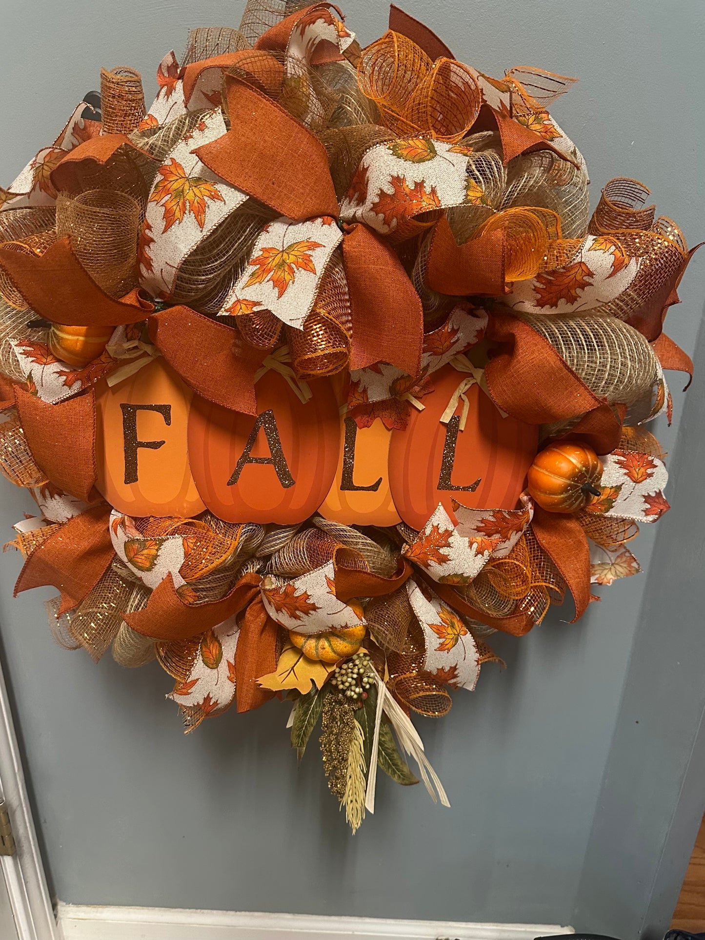 Fall Door Wreath