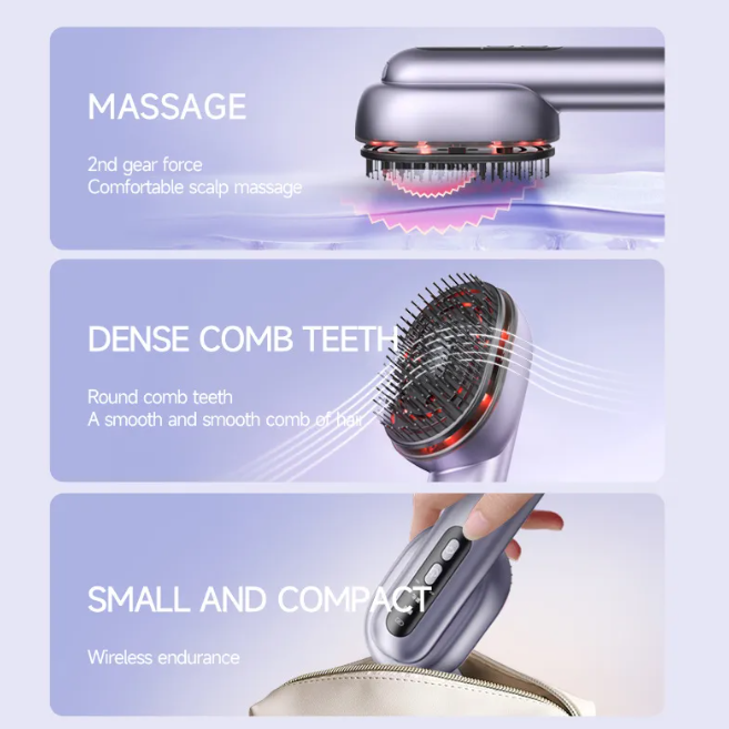 Red Light Electric Skin Massage Comb