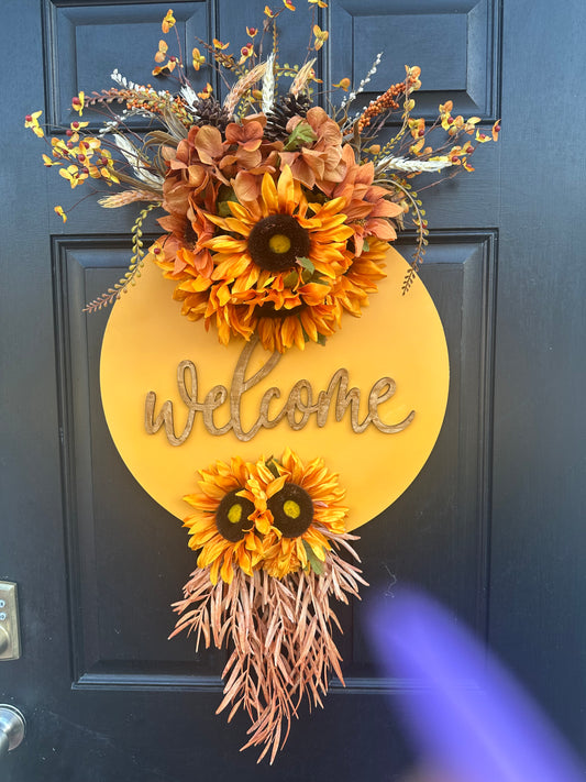 Sunflower Door Hanger