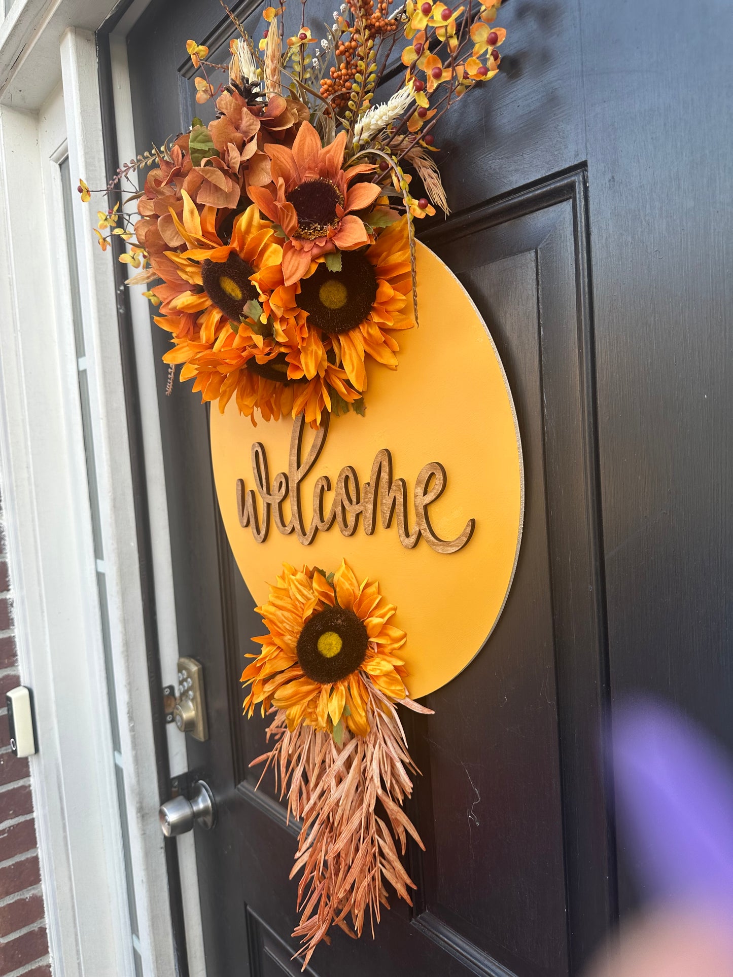 Sunflower Door Hanger