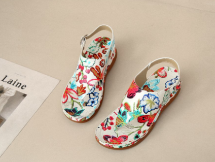 Floral Orthopedic Sandals for Women (One Pair)