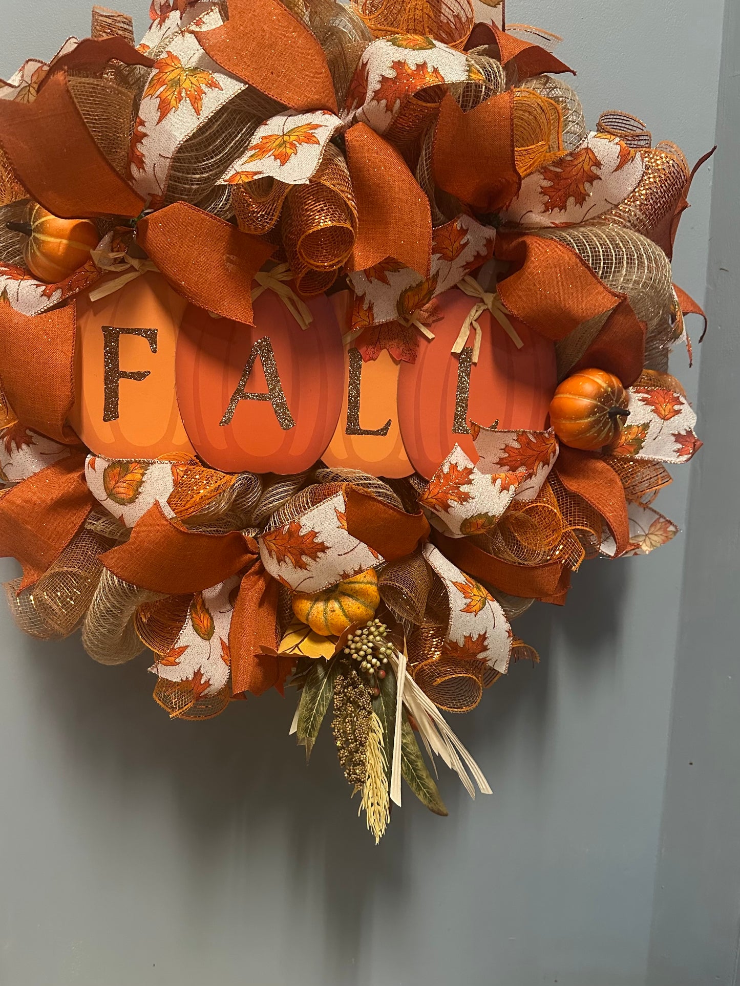 Fall Door Wreath