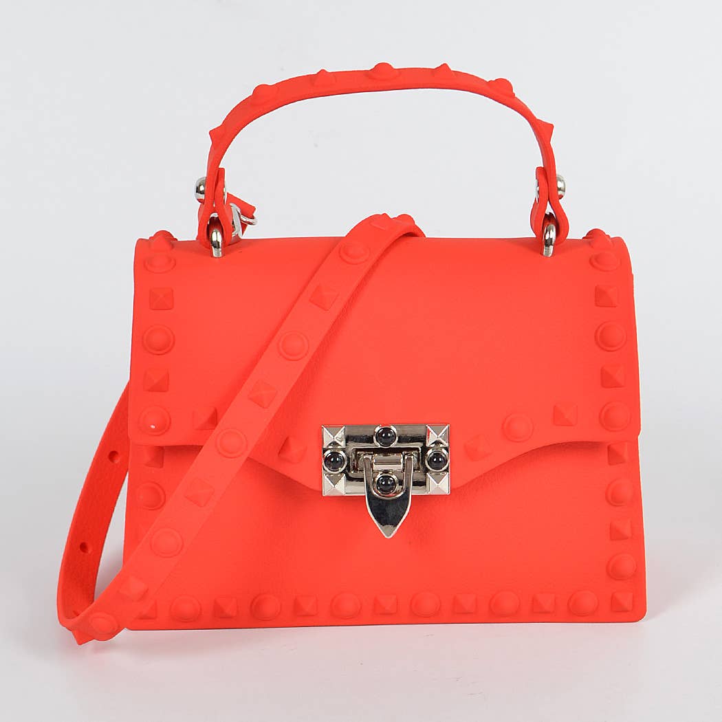 Monotone Studded Clutch
