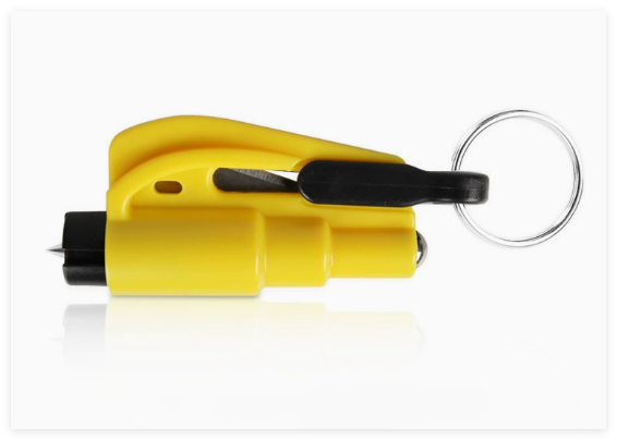 Mini Car Window Breaker Keychain