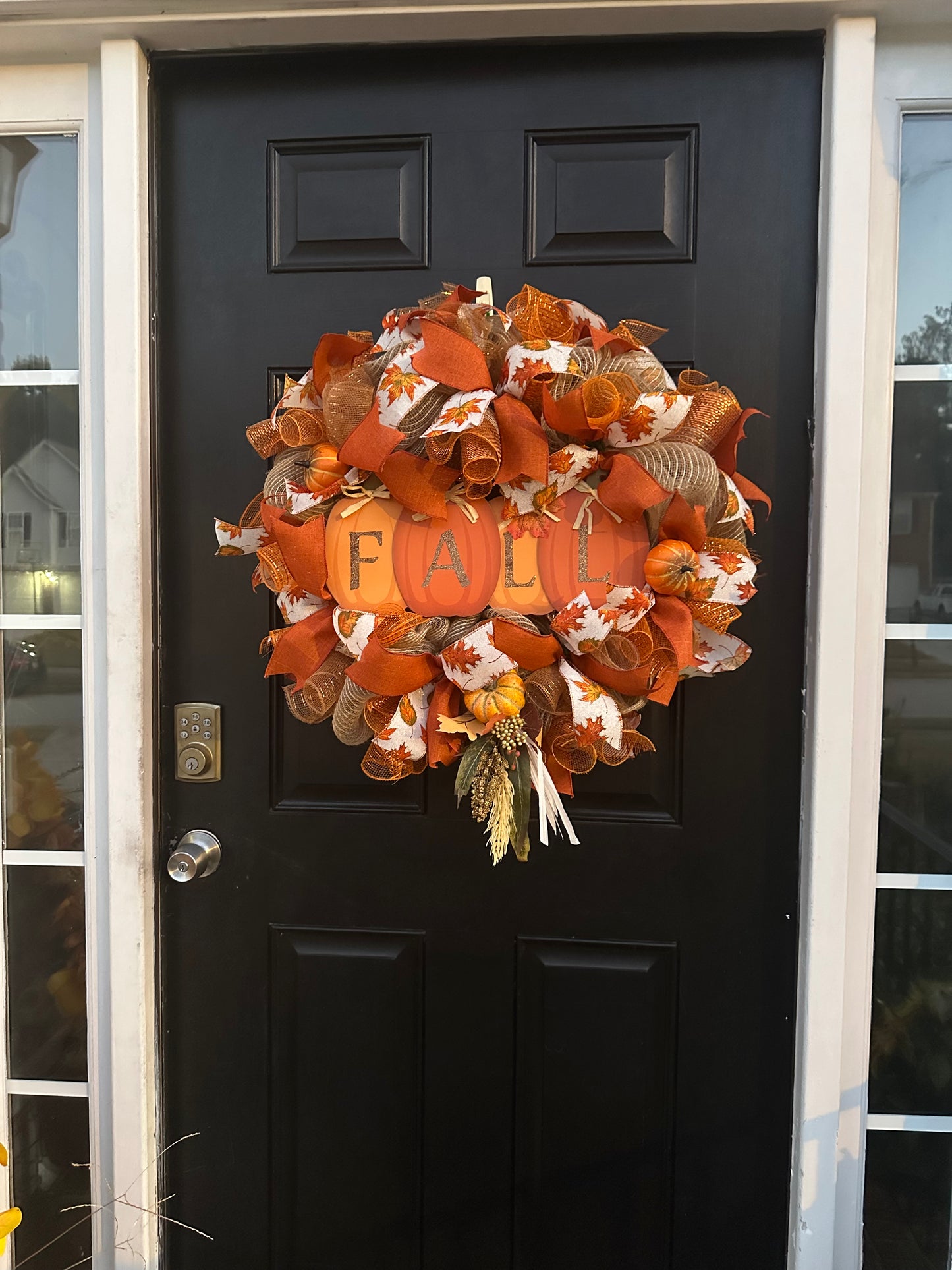 Fall Door Wreath